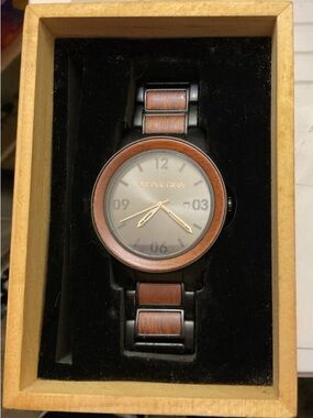 Original Grain The Barrel Watch Matte Black Steel